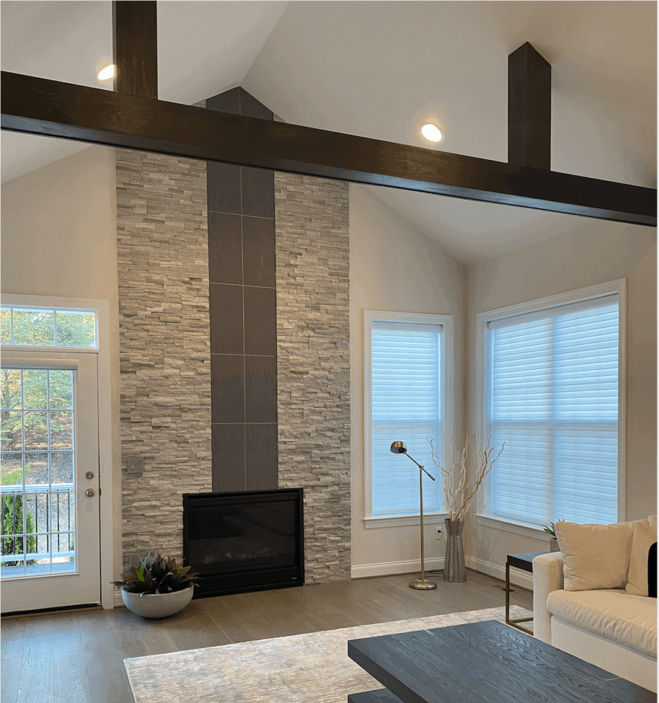 Berkshire Buff Ledgestone Panel Fireplace Realstone Systems