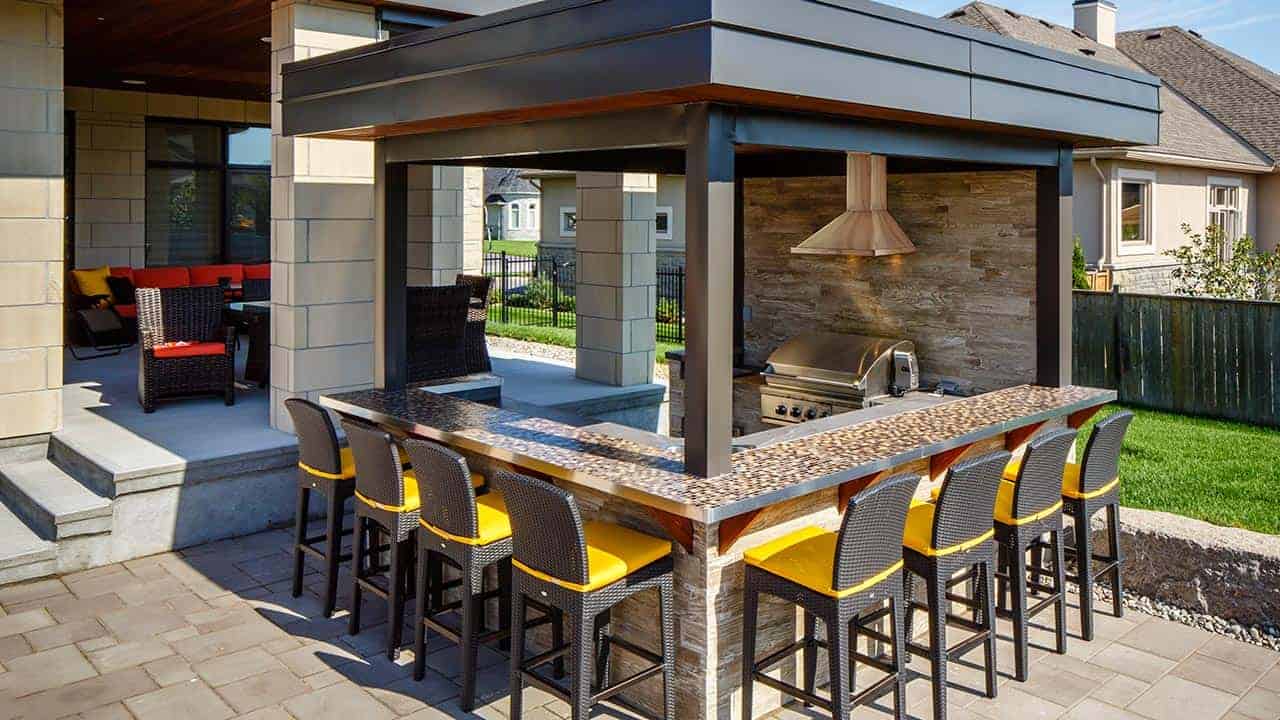 Realstone Systems Antique Wood Driftwood |Outdoor Kitchen Ideas