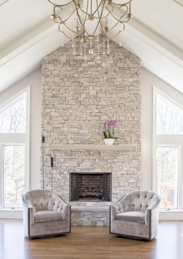 Stacked Stone Tile Fireplace Natural Stone Fireplaces - vrogue.co