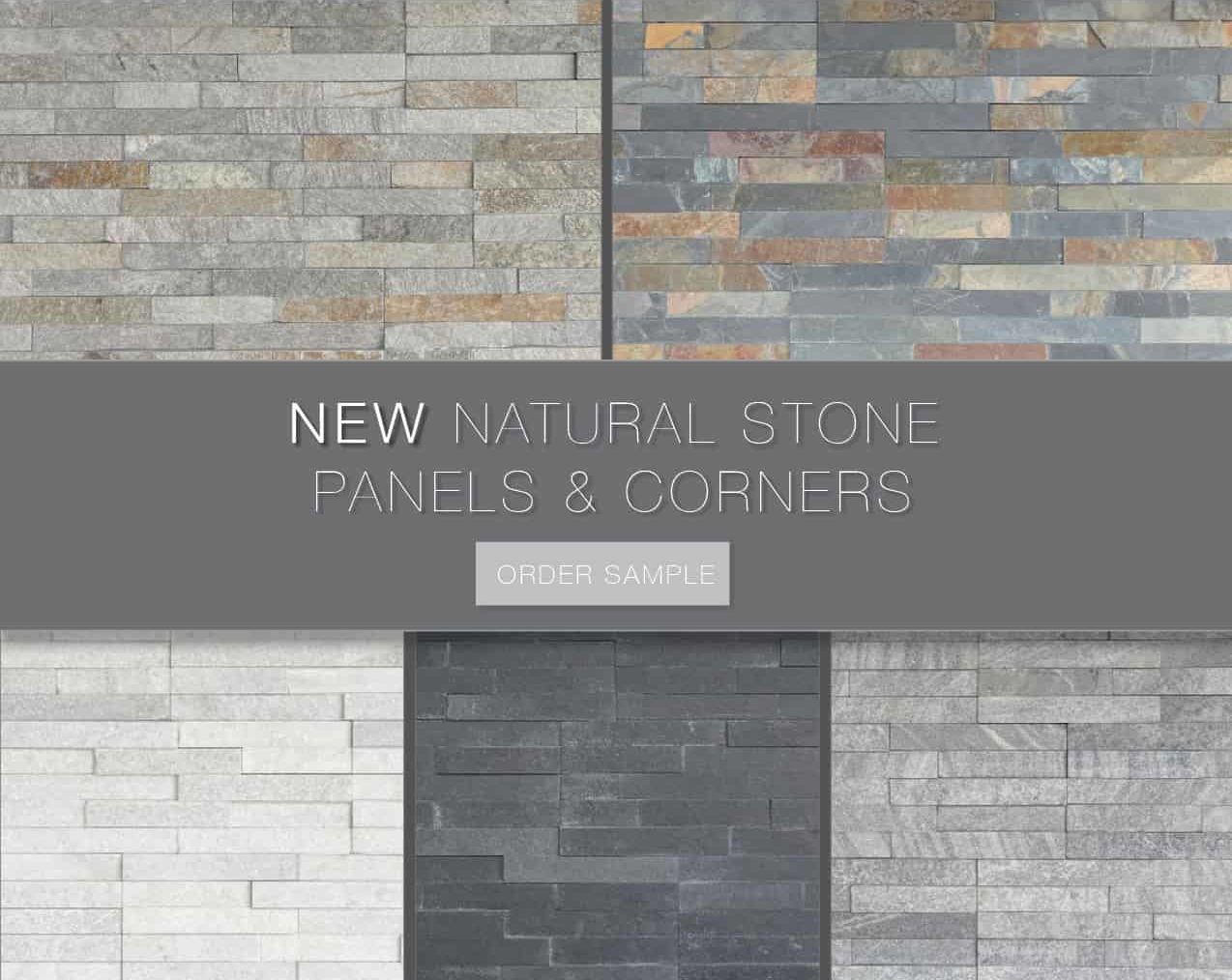 New! Natural Stone Panels and Corners - Realstone Systems