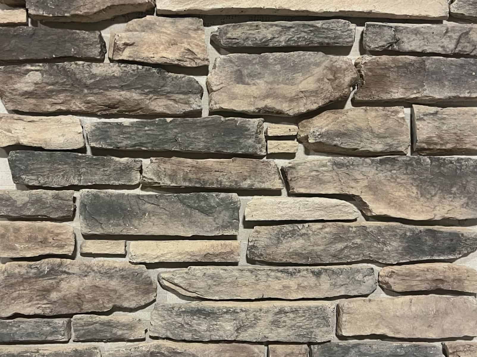 Earth Tone Rustic Faux Stone